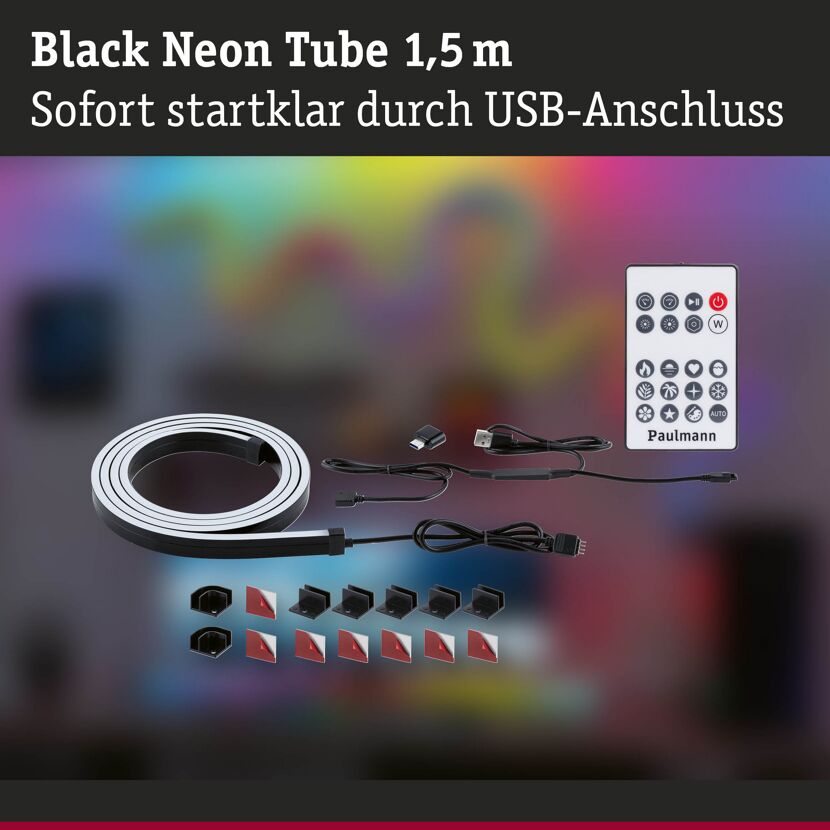 LED-Streifen 'EntertainLED' schwarz 1,5 m 3 W