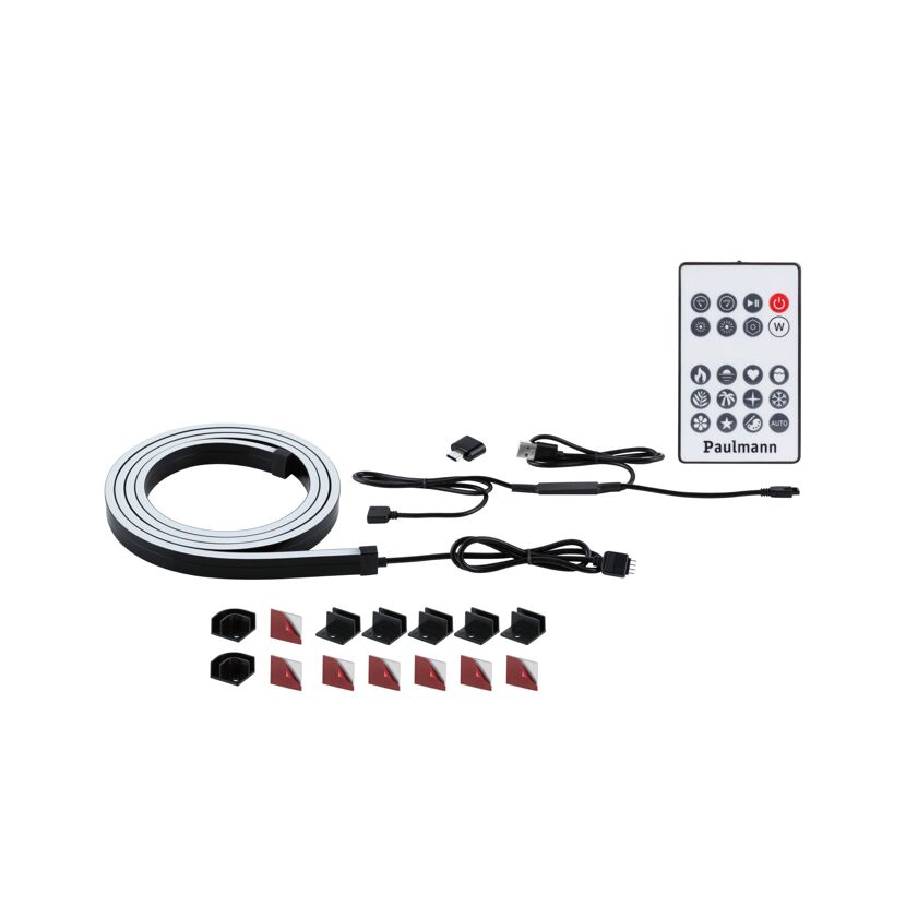 LED-Streifen 'EntertainLED' schwarz 1,5 m 3 W