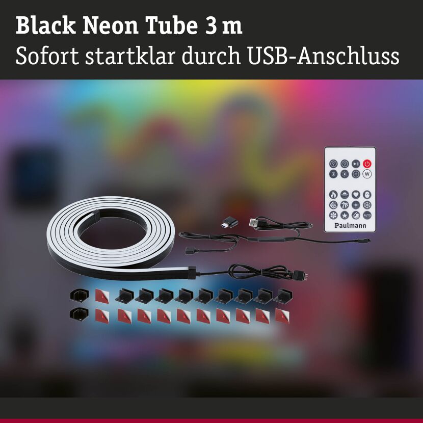 LED-Streifen 'EntertainLED' schwarz 3 m 5 W