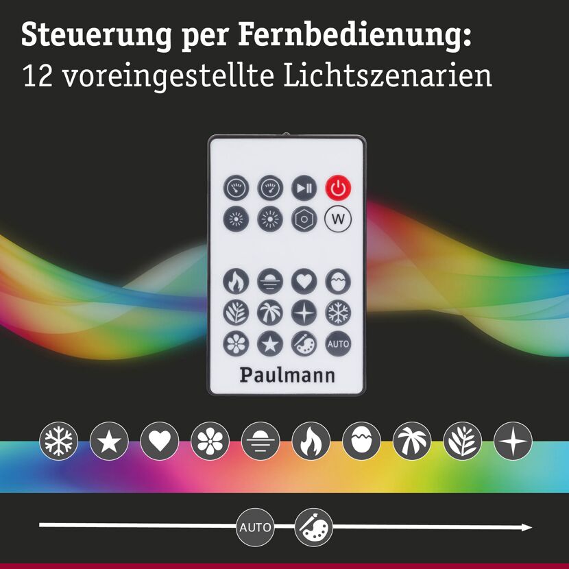 LED-Streifen 'EntertainLED' schwarz 3 m 5 W