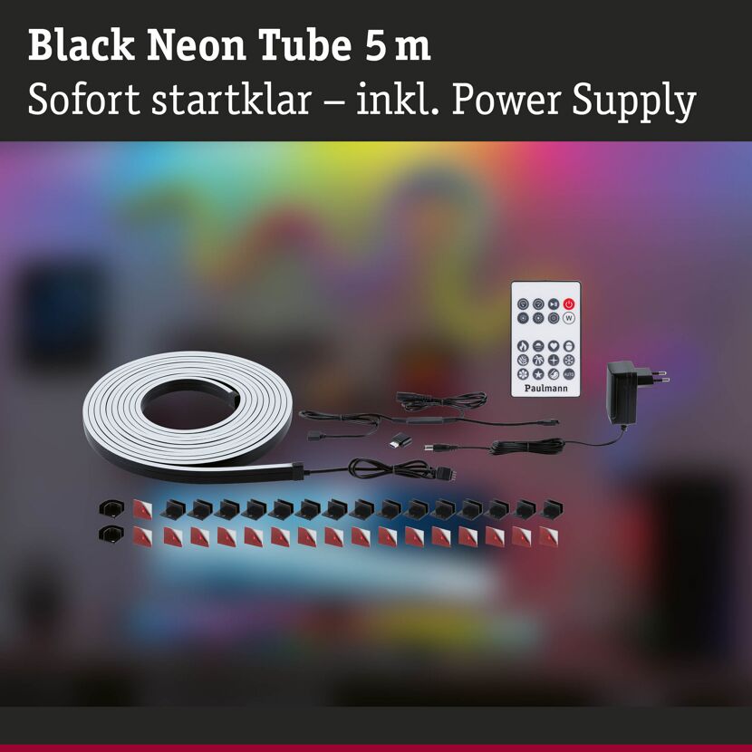 LED-Streifen 'EntertainLED' schwarz 5 m 12 W