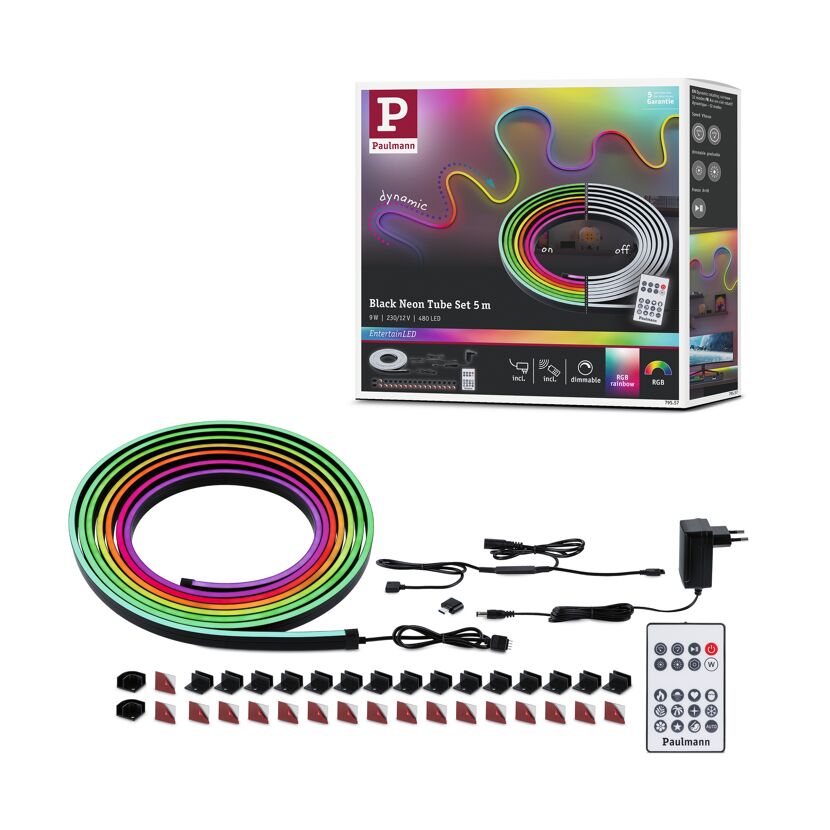 LED-Streifen 'EntertainLED' schwarz 5 m 12 W