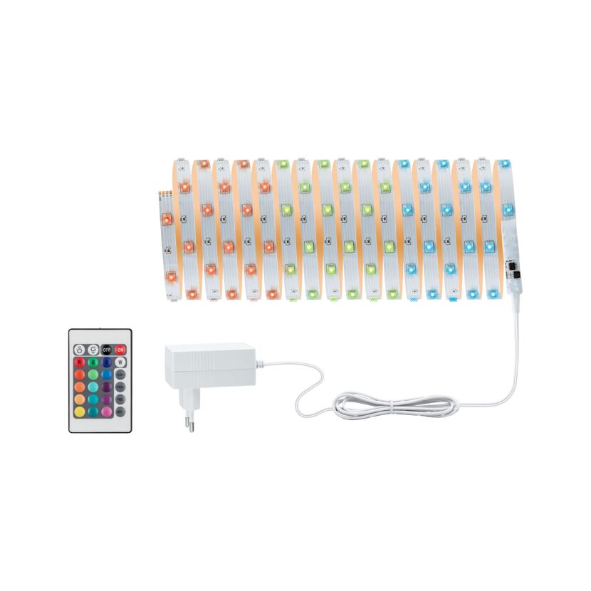 LED-Streifen 'TIP' chromfarben 10 m 19 W