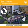 Solar-Leuchtstreifen 800 lm warmweiß IP 44 10,6 x 17,9 x 2,6 cm