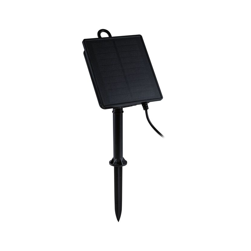 LED-Solar-Streifen 5 m warmweiß mit Solar-Panel und Fernbedienung