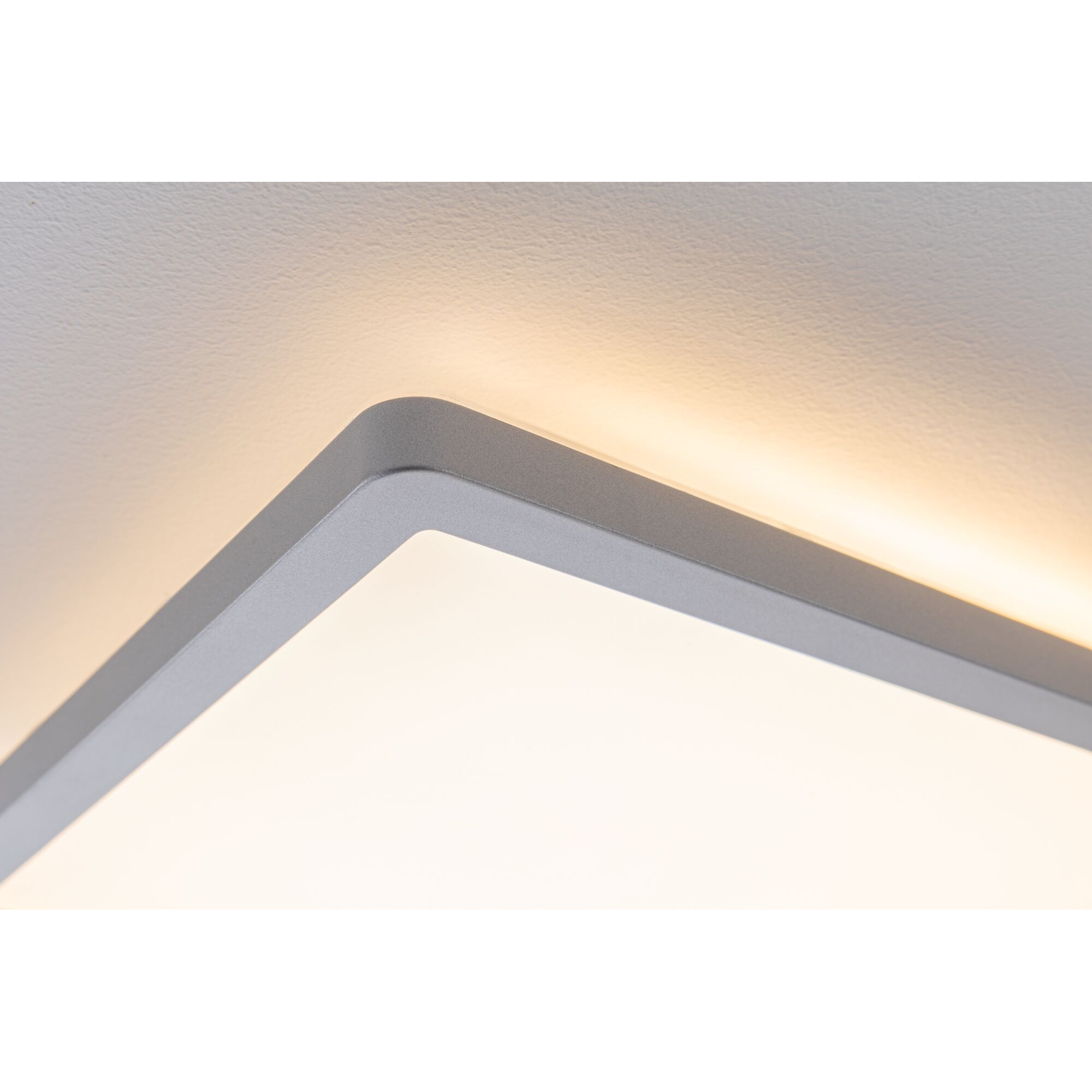 LED-Panel 'Atria Shine' chromfarben 22 W 42 x 2,8 x 42 cm