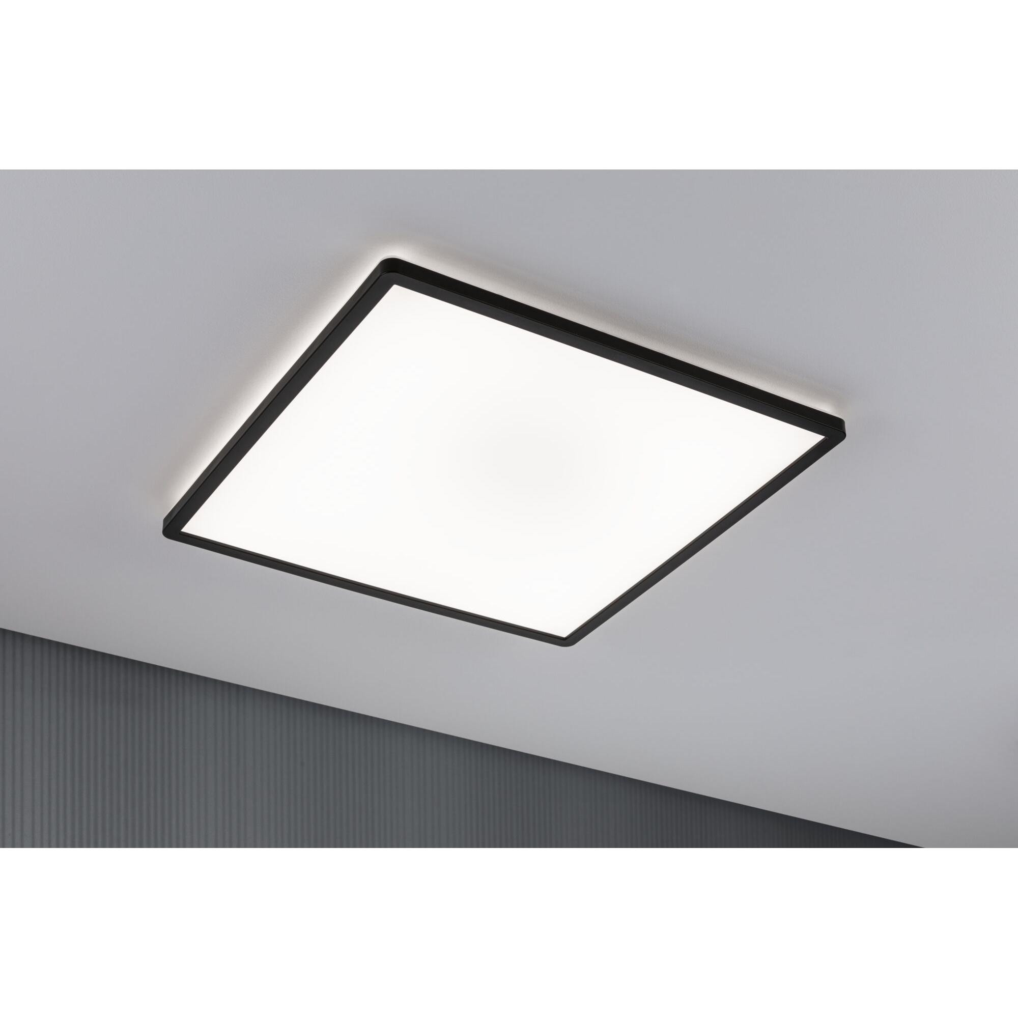 LED-Panel 'Atria Shine' schwarz 22 W 42 x 2,8 x 42 cm