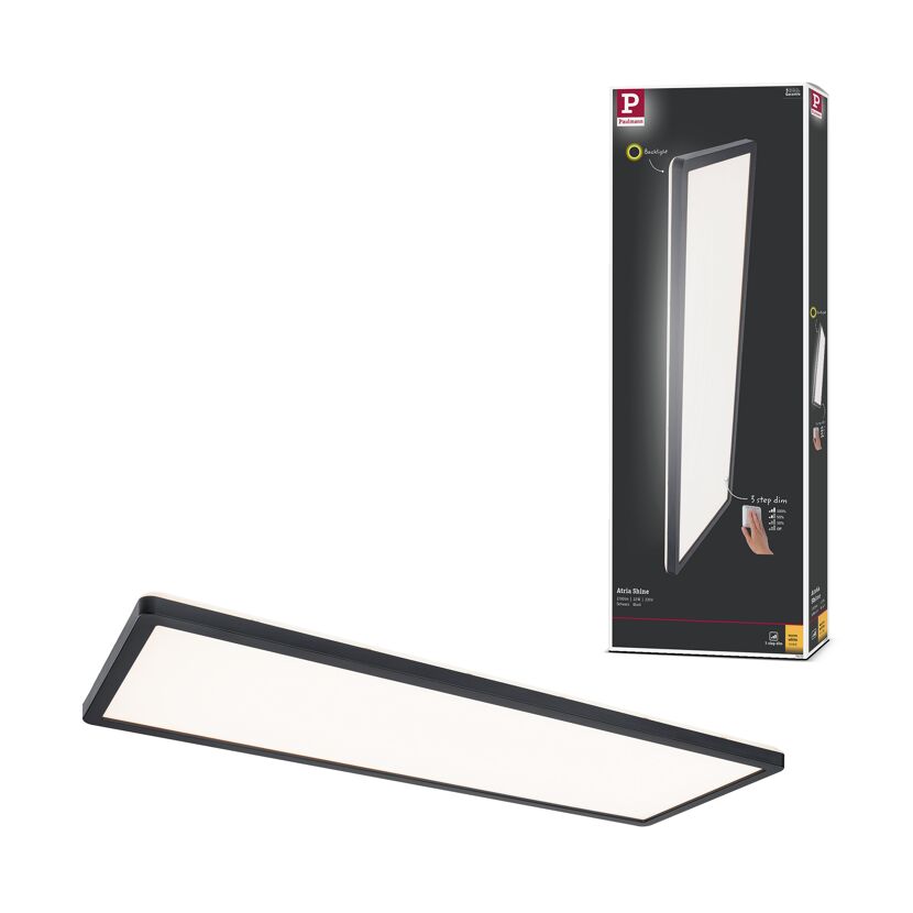 LED-Panel 'Atria Shine' dimmbar 22 W 2700 lm warmweiß 58 x 2,8 x 20 cm