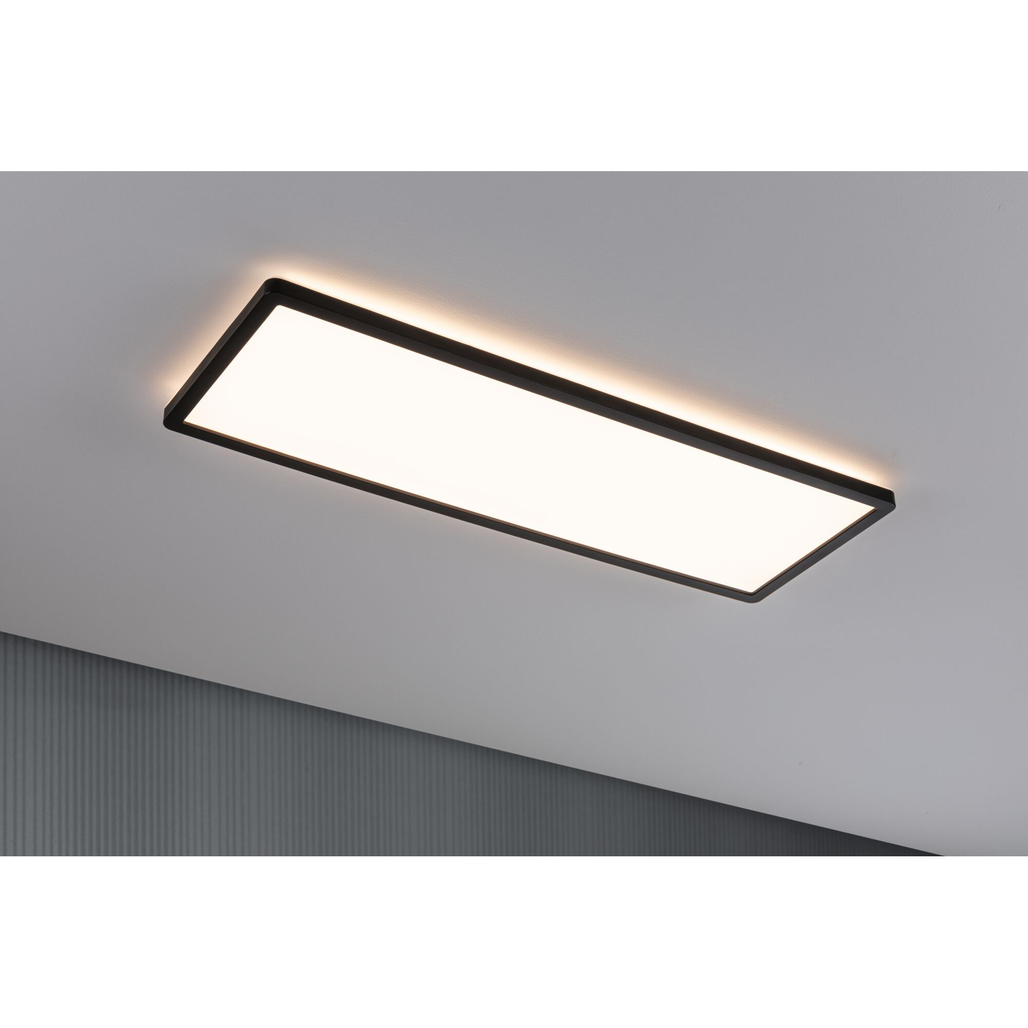 LED-Panel 'Atria Shine' schwarz 22 W 58 x 2,8 x 20 cm