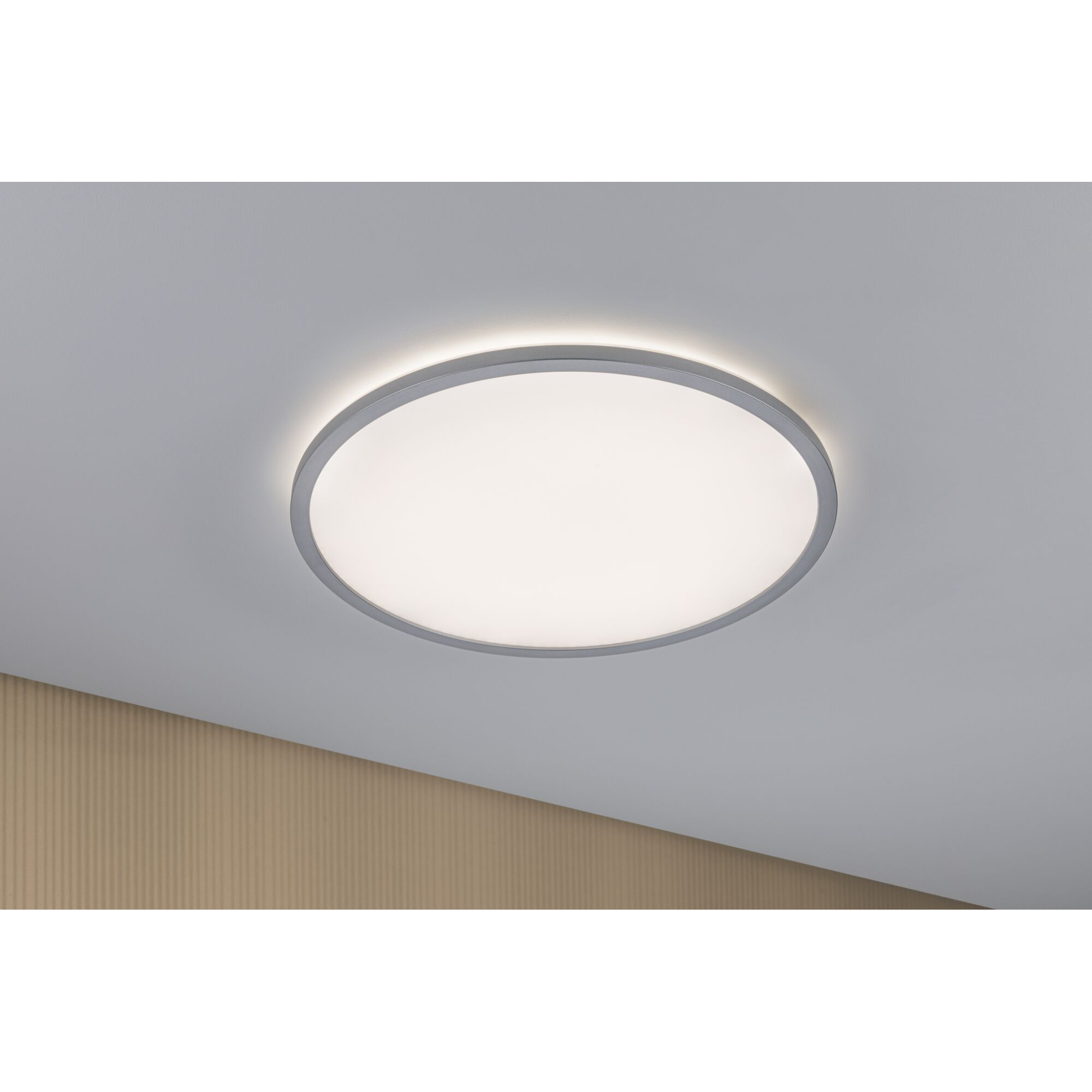 LED-Panel 'Atria Shine' chromfarben 22 W Ø 42 x 2,8 cm