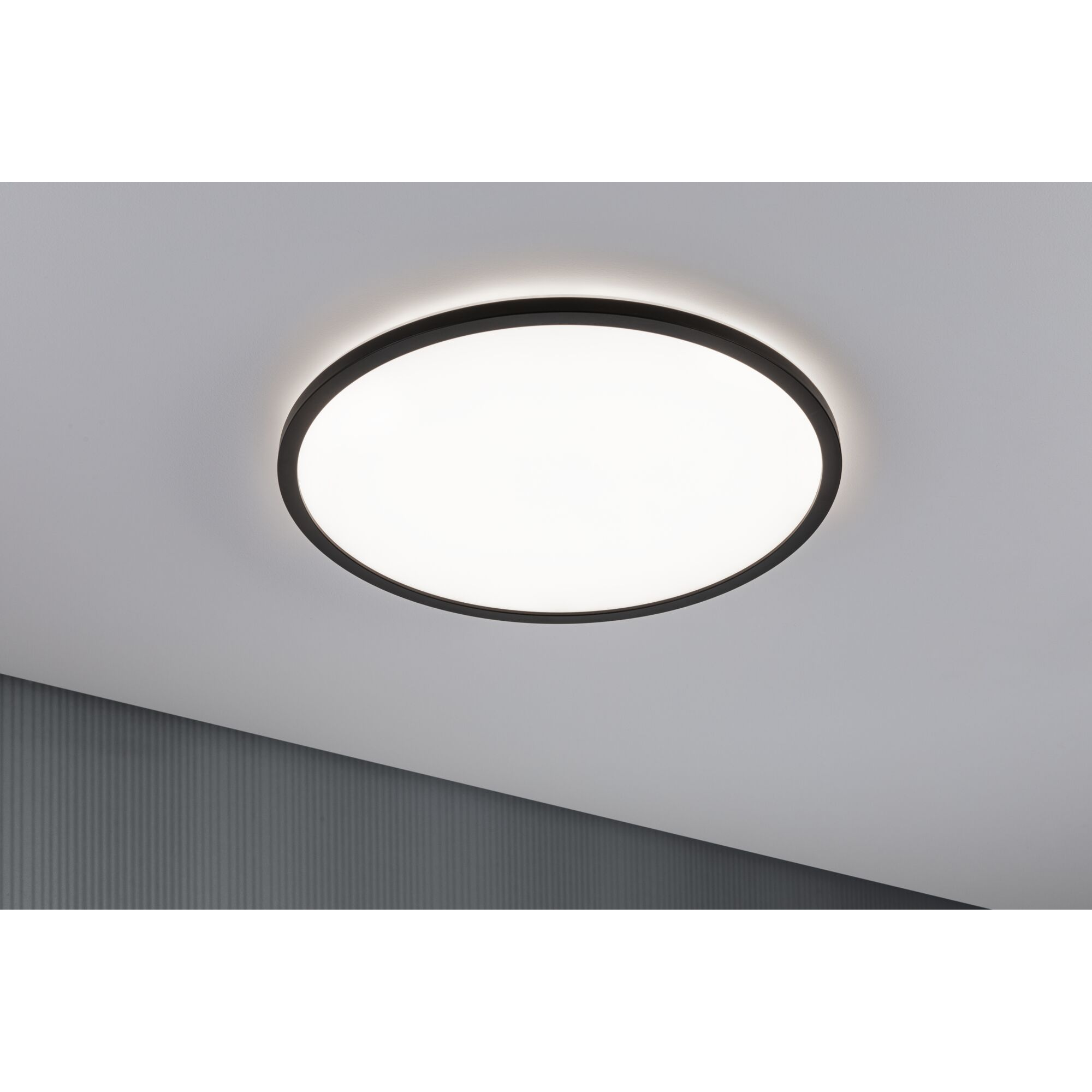 LED-Panel 'Atria Shine' schwarz 22 W Ø 42 x 2,8 cm
