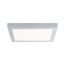 LED-Panel 'Abia' chromfarben 22 W 30 x 3 x 30 cm