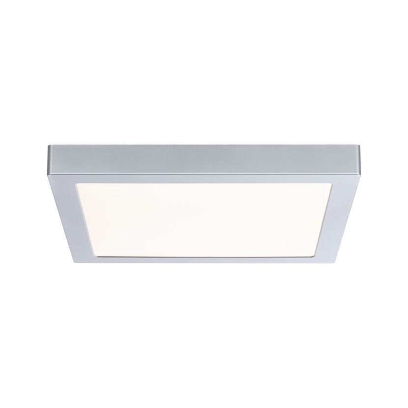 LED-Panel 'Abia' chromfarben 22 W 30 x 3 x 30 cm