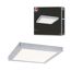 LED-Panel 'Abia' chromfarben 22 W 30 x 3 x 30 cm