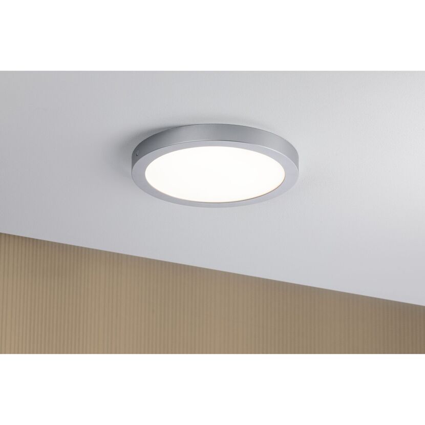 LED-Panel 'Abia' chromfarben 22 W Ø 29,3 x 3 cm