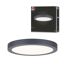 LED-Panel 'Abia' dunkelgrau 22 W Ø 30 x 3 cm