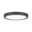 LED-Panel 'Abia' dunkelgrau 22 W Ø 30 x 3 cm