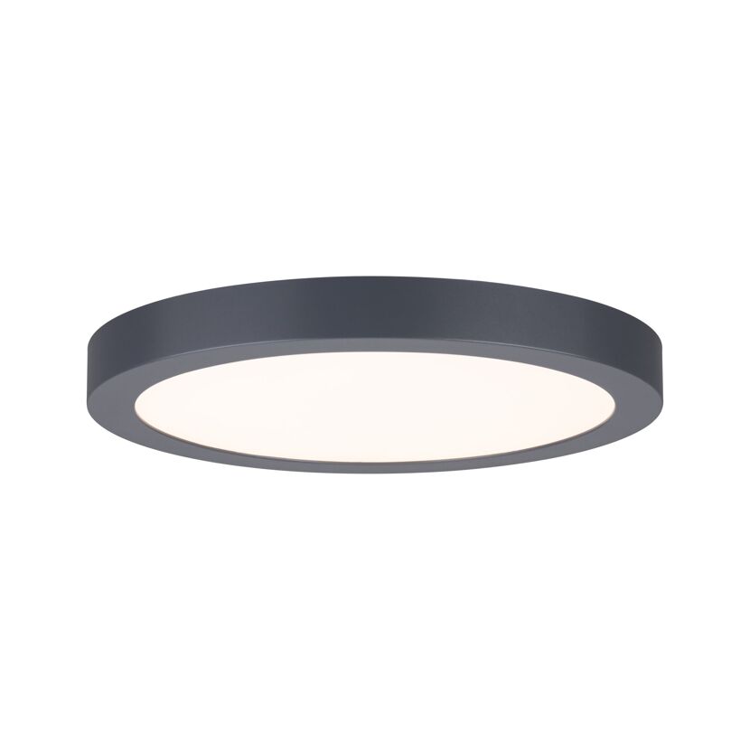 LED-Panel 'Abia' dunkelgrau 22 W Ø 30 x 3 cm
