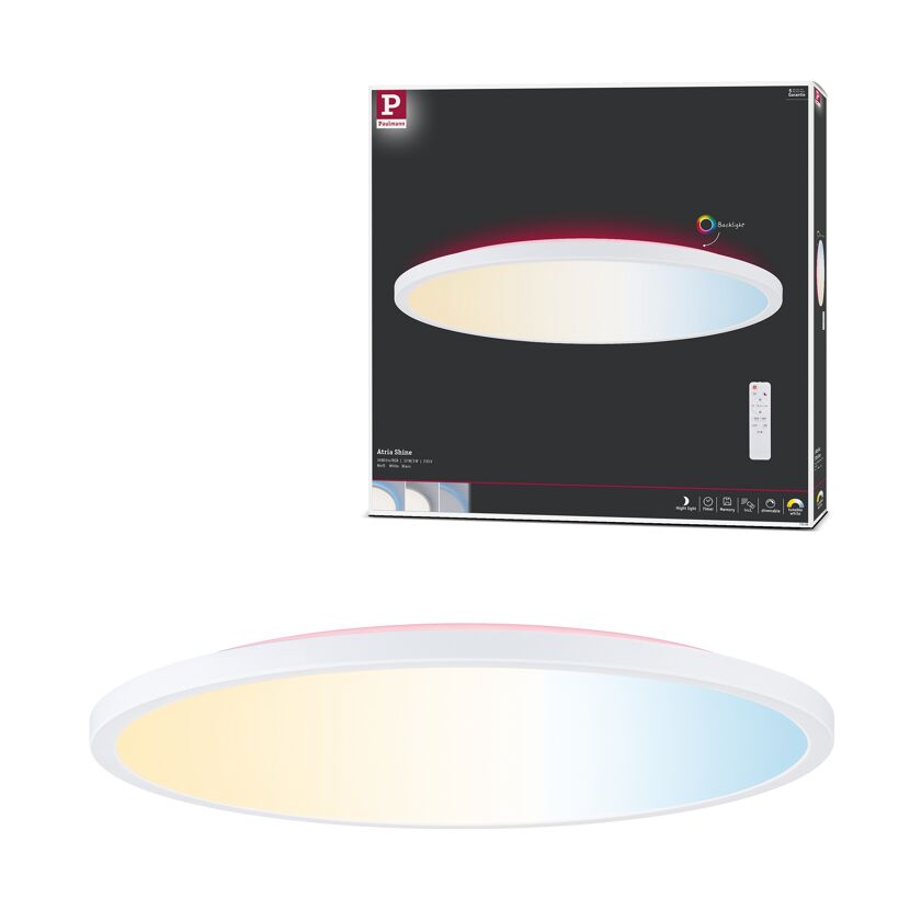 LED-Panel 'Atria Shine' weiß 32 / 3 W Ø 40 x 2,5 cm