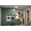 LED-Panel 'Atria Shine' Holzoptik 15,7 W 29,8 x 3,5 x 29,8 cm
