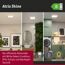 LED-Panel 'Atria Shine' Holzoptik 15,7 W 29,8 x 3,5 x 29,8 cm