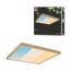 LED-Panel 'Atria Shine' Holzoptik 15,7 W 29,8 x 3,5 x 29,8 cm