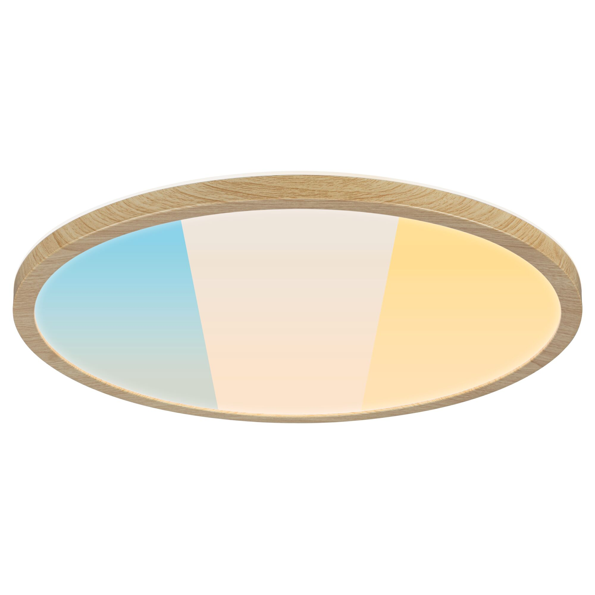 LED-Panel 'Atria Shine' Holzoptik 20,8 W Ø  x 3,5 cm