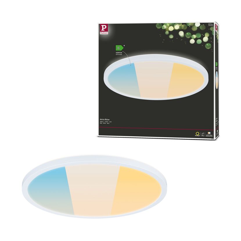 LED-Panel 'Atria Shine' weiß 20,8 W Ø 39,8 x 3,5 cm