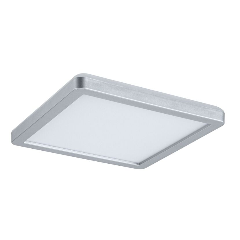 LED-Panel 'Atria Shine' chromfarben 11,2 W 19 x 2,8 x 19 cm