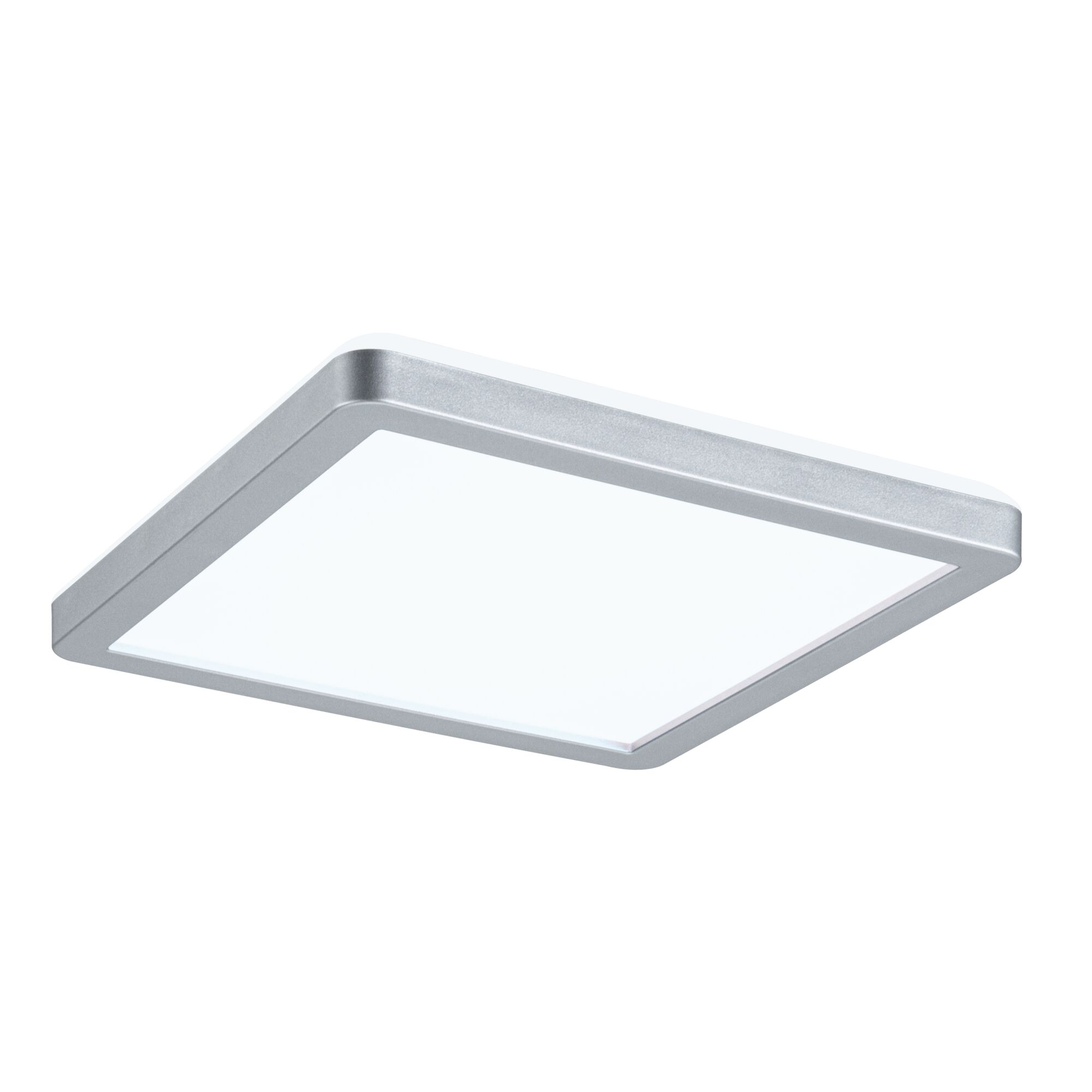 LED-Panel 'Atria Shine' chromfarben 11,2 W 19 x 2,8 x 19 cm