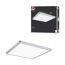 LED-Panel 'Atria Shine' chromfarben 16 W 29,3 x 2,8 x 29,3 cm