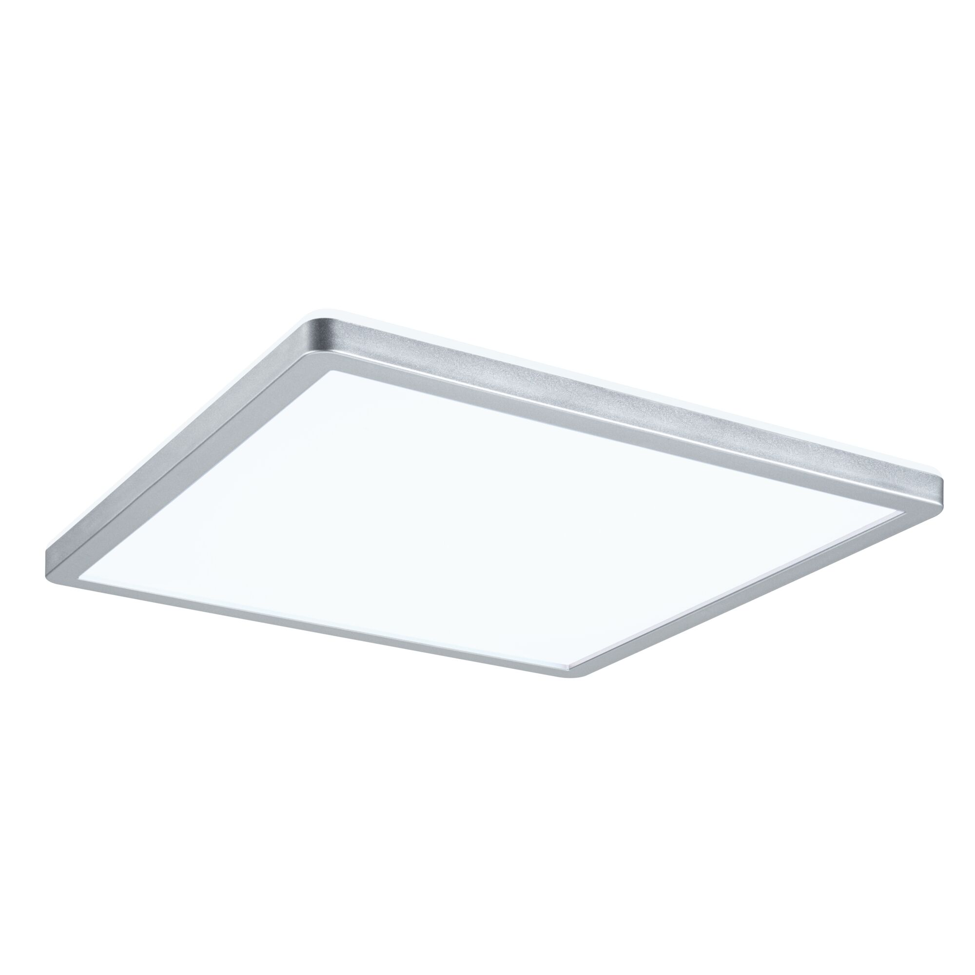 LED-Panel 'Atria Shine' chromfarben 16 W 29,3 x 2,8 x 29,3 cm
