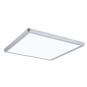 LED-Panel 'Atria Shine' chromfarben 16 W 29,3 x 2,8 x 29,3 cm