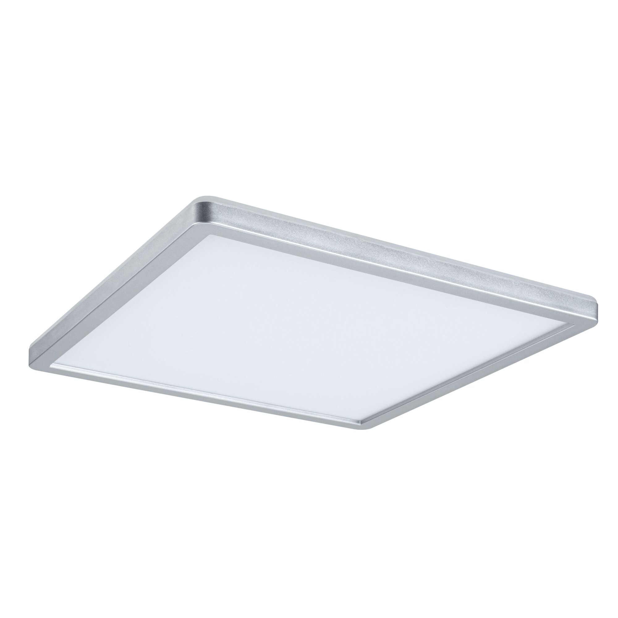 LED-Panel 'Atria Shine' chromfarben 16 W 29,3 x 2,8 x 29,3 cm