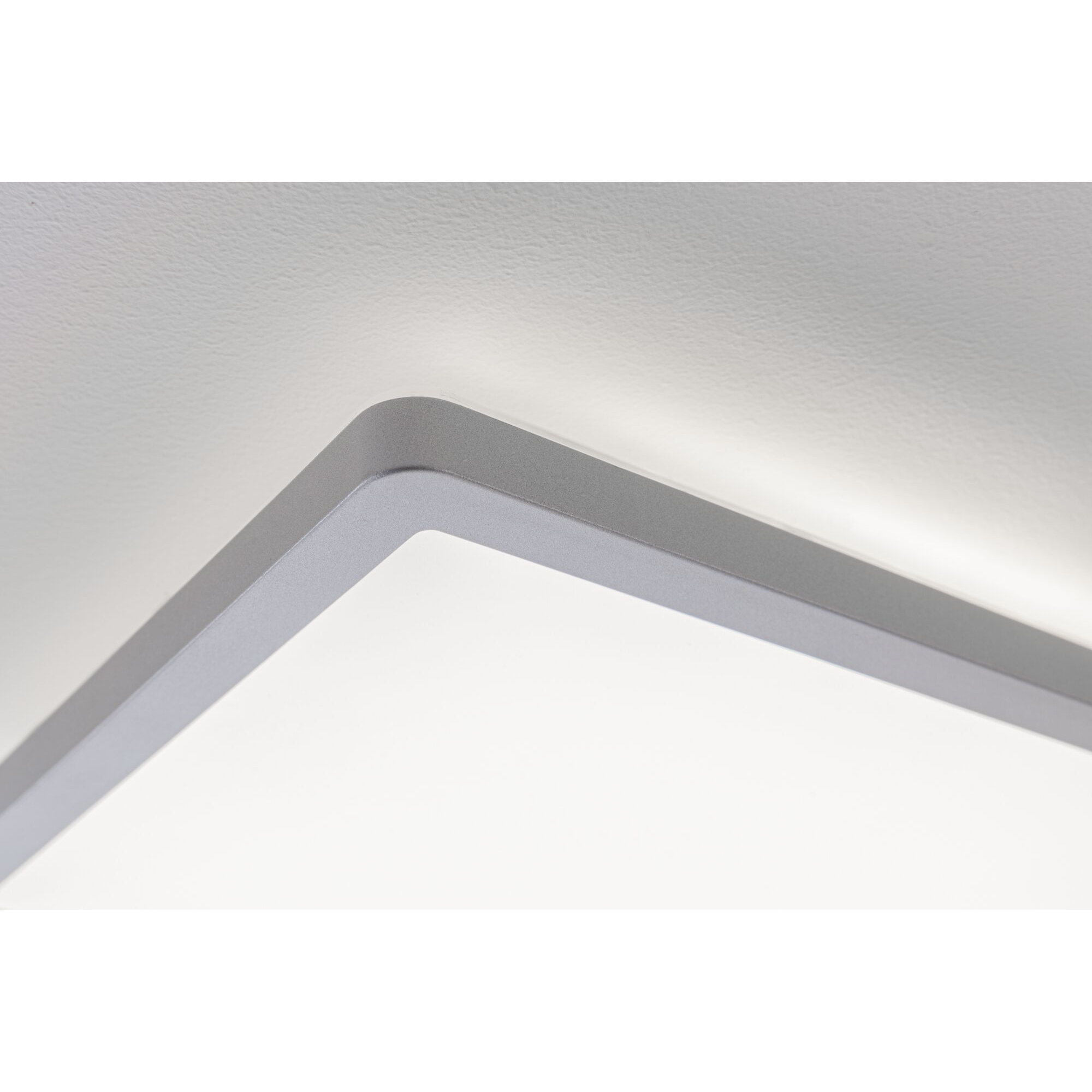 LED-Panel 'Atria Shine' chromfarben 16 W 29,3 x 2,8 x 29,3 cm