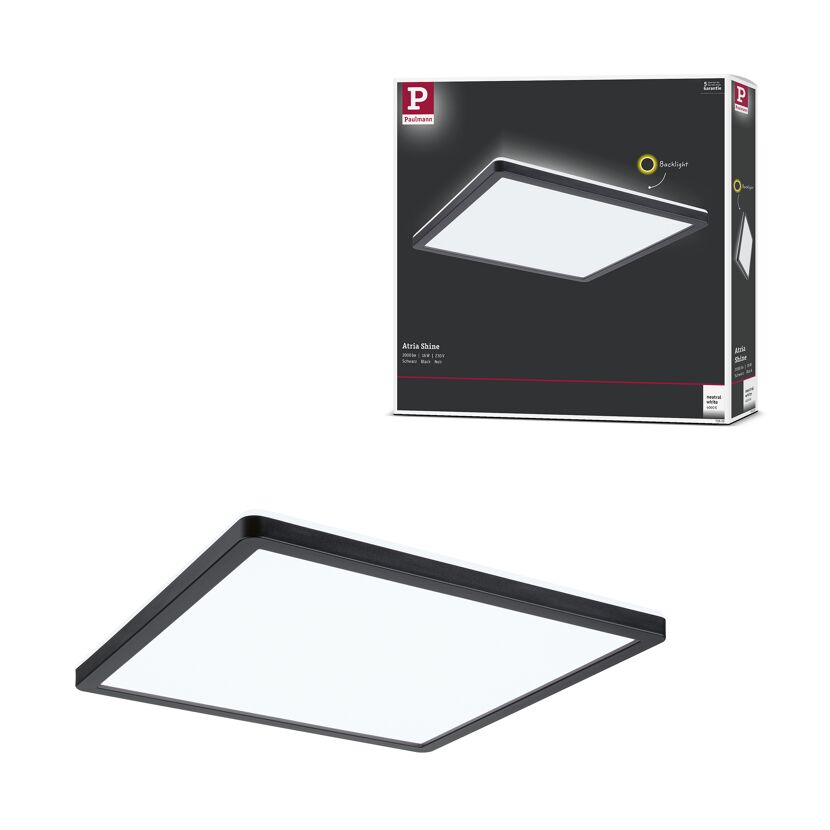 LED-Panel 'Atria Shine' 16 W 2000 lm neutralweiß 29,3 x 2,8 x 29,3 cm
