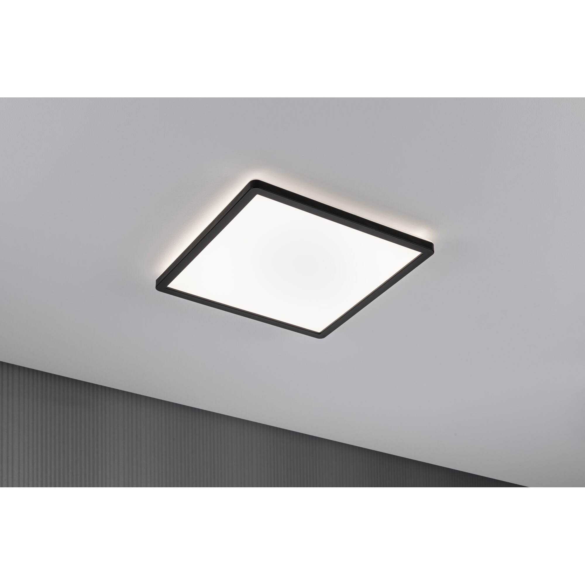 LED-Panel 'Atria Shine' schwarz 16 W 29,3 x 2,8 x 29,3 cm