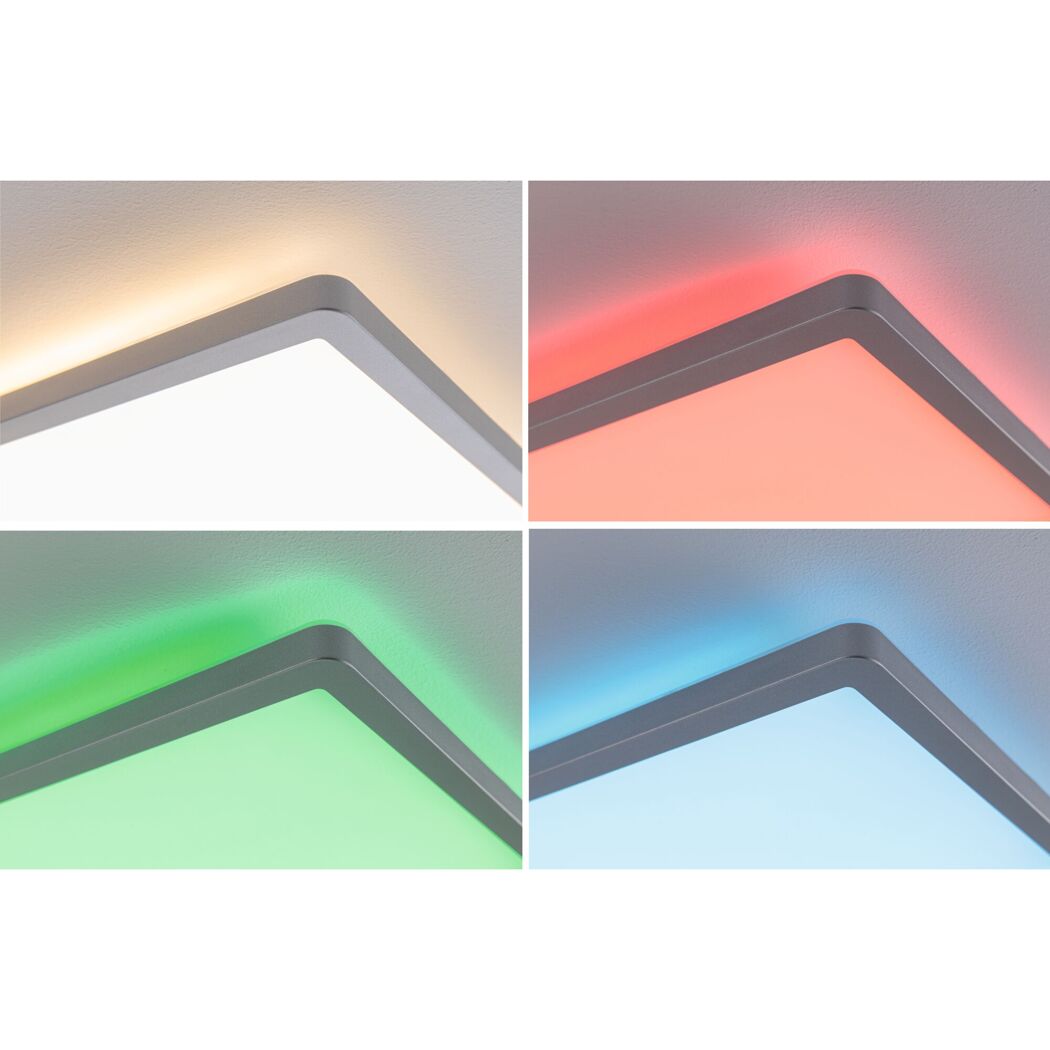 LED-Panel 'Atria Shine' dimmbar 20 W 2800 lm neutralweiß, Farbwechsler 58 x 2,8 x 20 cm
