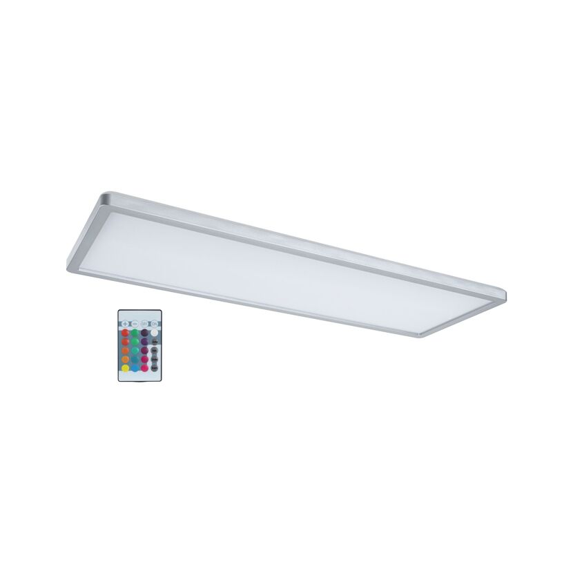 LED-Panel 'Atria Shine' chromfarben 20 W 58 x 2,8 x 20 cm