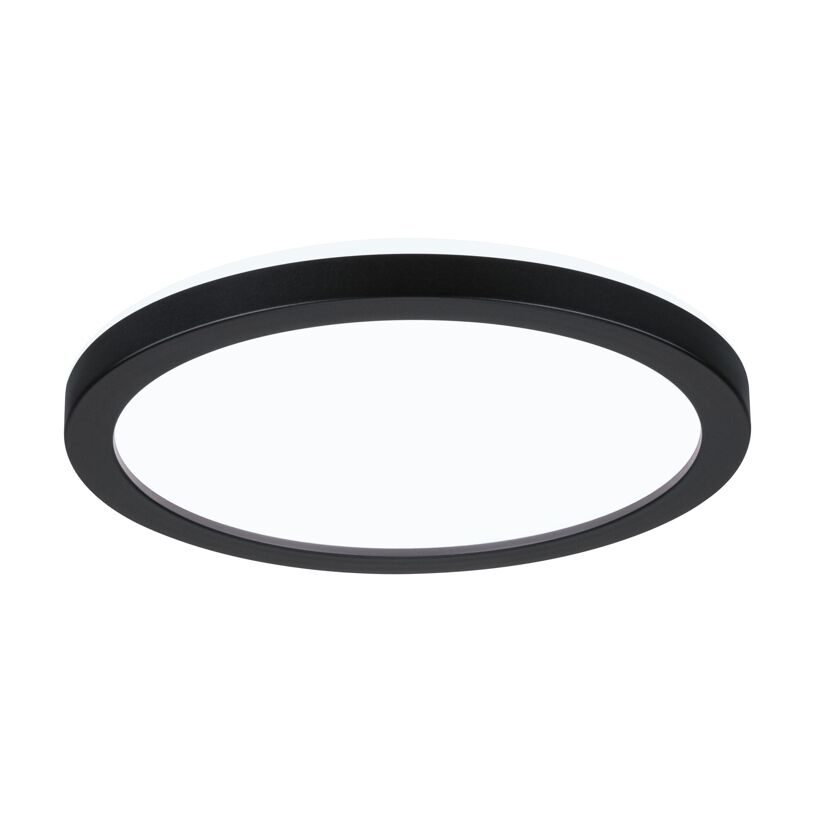 LED-Panel 'Atria Shine' schwarz 11,2 W Ø 19 x 2,8 cm