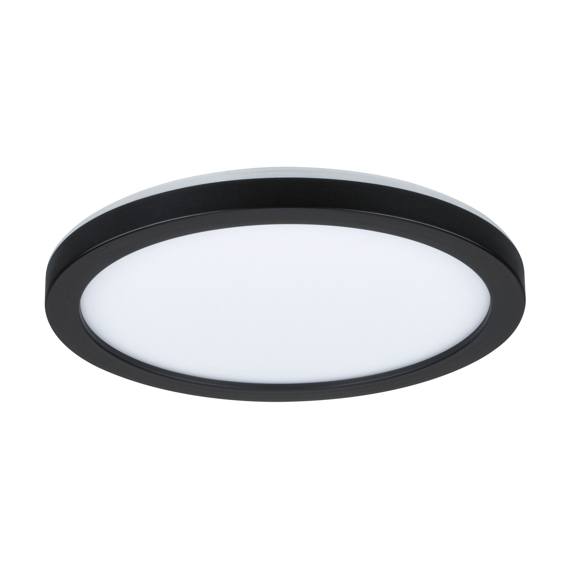 LED-Panel 'Atria Shine' schwarz 11,2 W Ø 19 x 2,8 cm