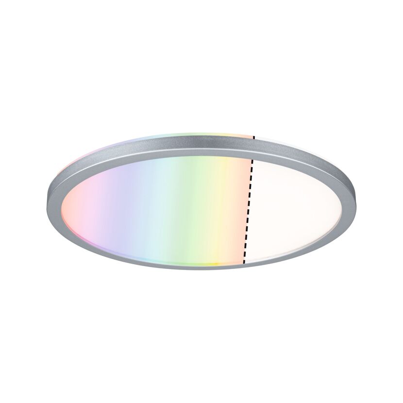 LED-Panel 'Atria Shine' chromfarben 12 W Ø 29,3 x 2,8 cm
