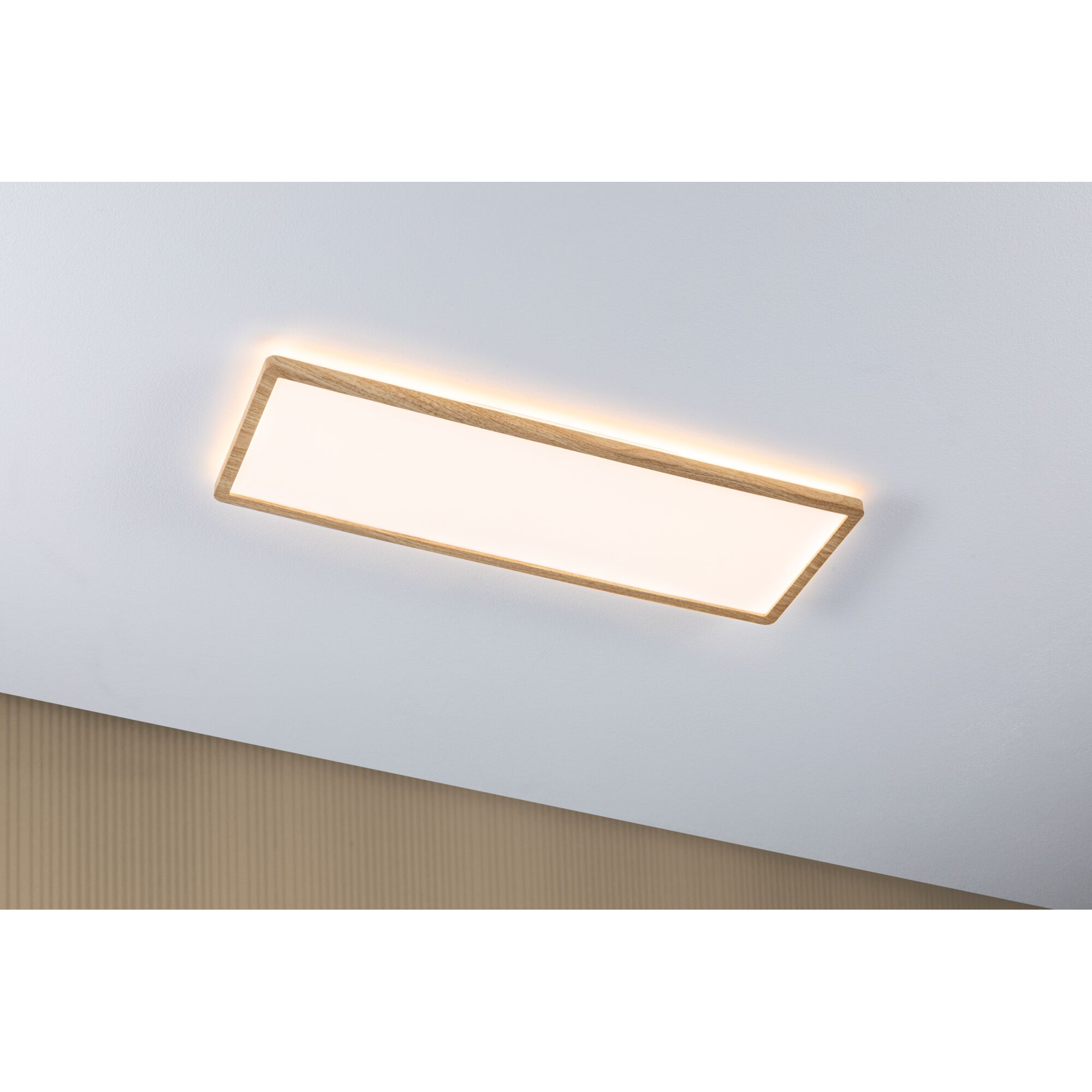 LED-Panel 'Atria Shine' Holzoptik 22 W 58 x 3 x 20 cm