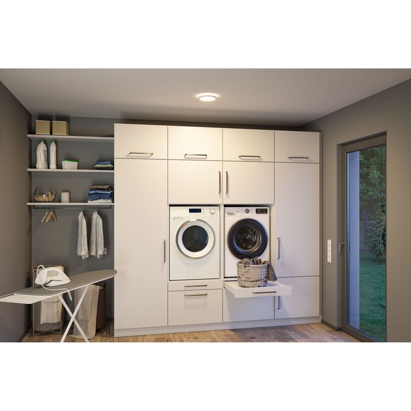 LED-Panel 'Atria Shine' weiß 11,2 W Ø 19 x 3 cm