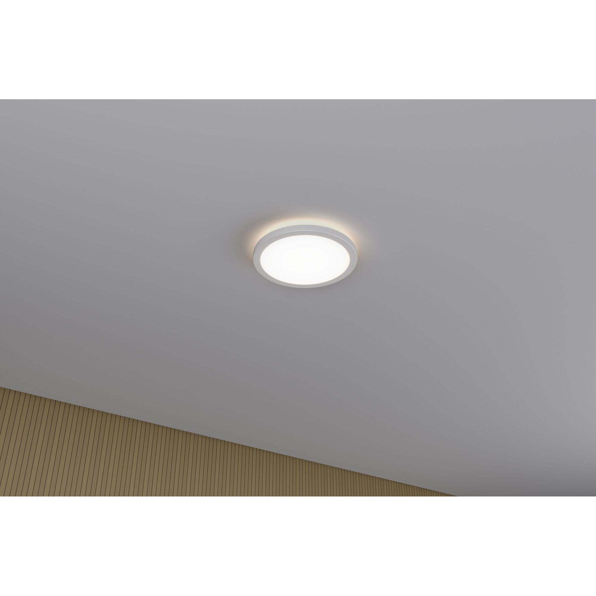 LED-Panel 'Atria Shine' weiß 11,2 W Ø 19 x 3 cm