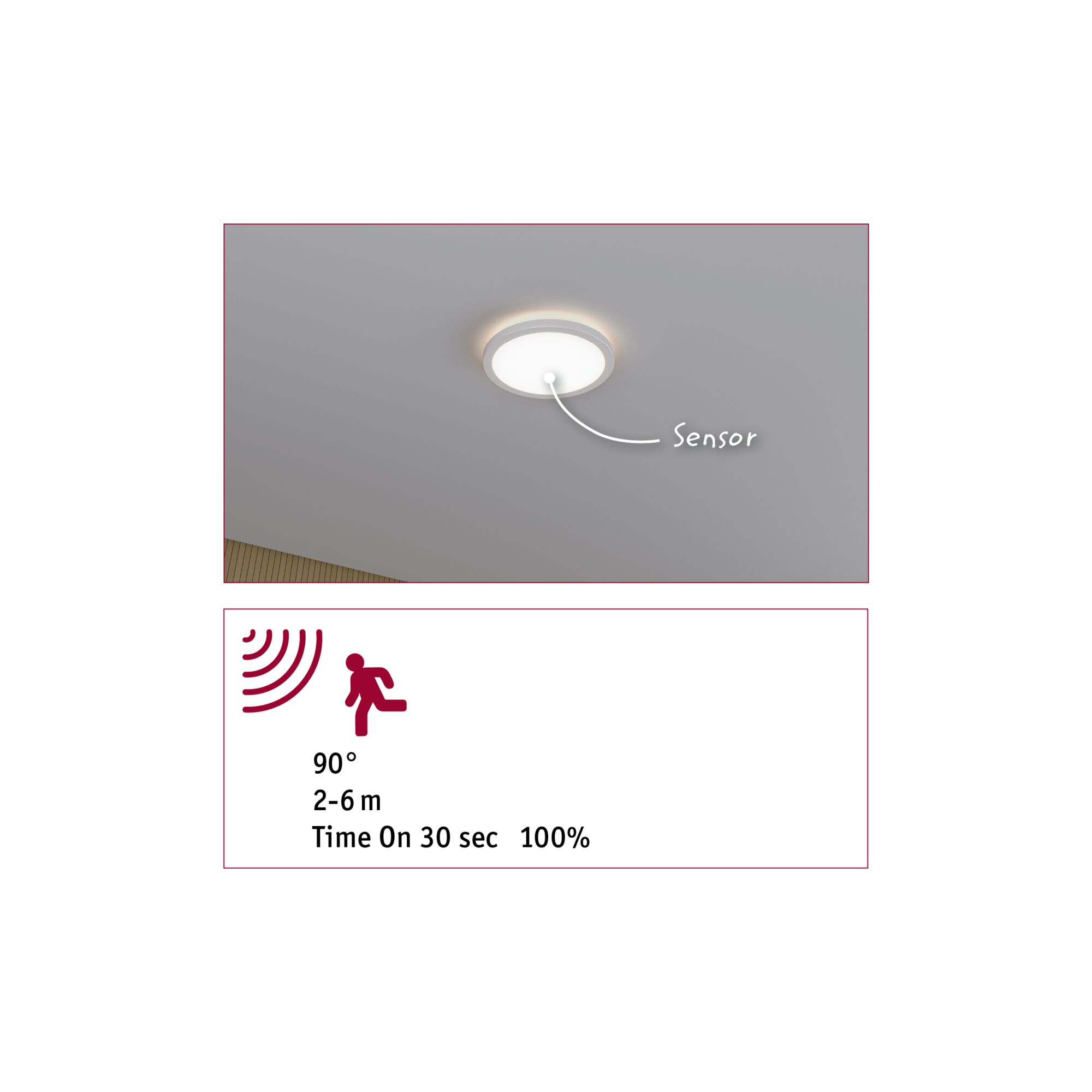 LED-Panel 'Atria Shine' weiß 11,2 W Ø 19 x 3 cm