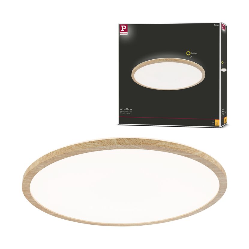 LED-Panel 'Atria Shine' 22 W 2800 lm warmweiß Ø 42 x 3 cm