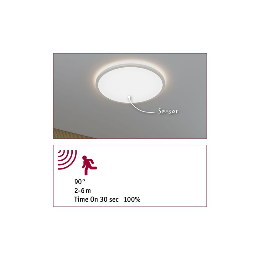 LED-Panel 'Atria Shine' 22 W 2800 lm neutralweiß Ø 42 x 3 cm