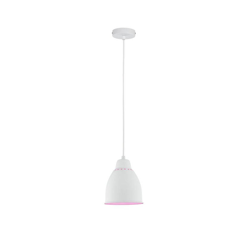Pendelleuchte 'Neordic' E27 weiß 180 cm