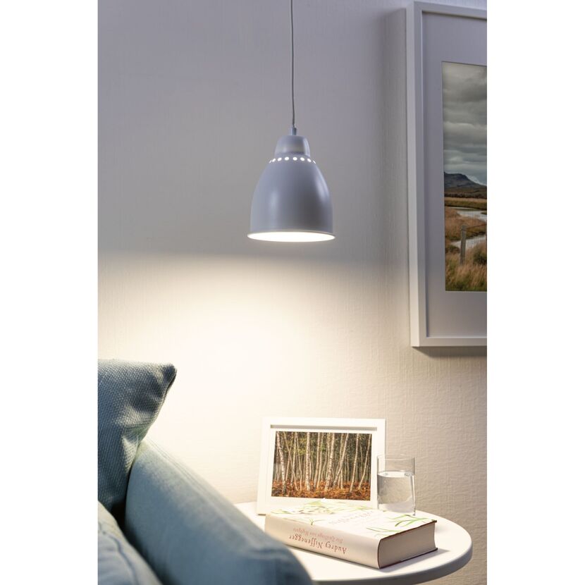 Pendelleuchte 'Neordic' E27 weiß 180 cm